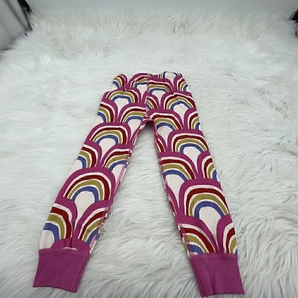 NEW Hanna Andersson Girls Rainbow Unicorn Long John PJ Pajama Set Size 3T 90 - Picture 10 of 14